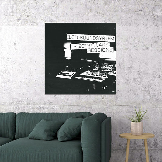 Lcd Soundsystem Electric Lady Sessions Album Cover Art Music Poster Electronic Rock Wall Print - xonomax