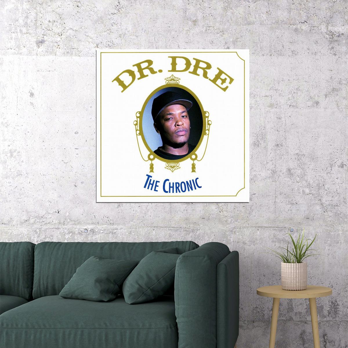 Dr. Dre The Chronic Album Cover Art Hip-hop Music Poster Rap Artist Music Print - xonomax
