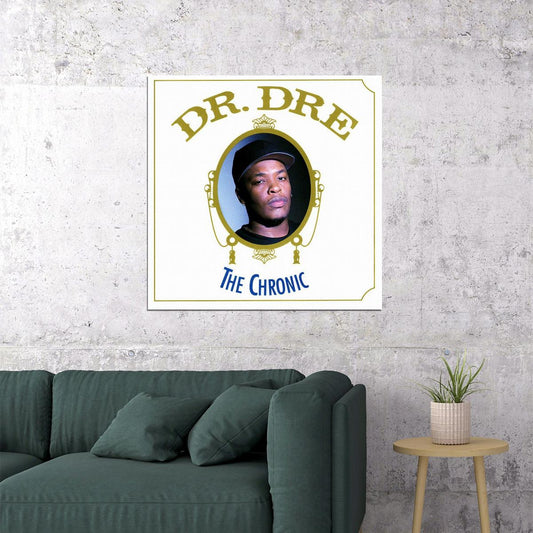 Dr. Dre The Chronic Album Cover Art Hip-hop Music Poster Rap Artist Music Print - xonomax