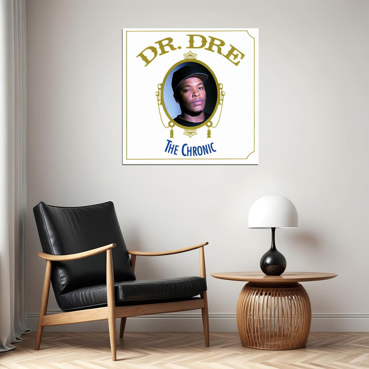 Dr. Dre The Chronic Album Cover Art Hip-hop Music Poster Rap Artist Music Print - xonomax