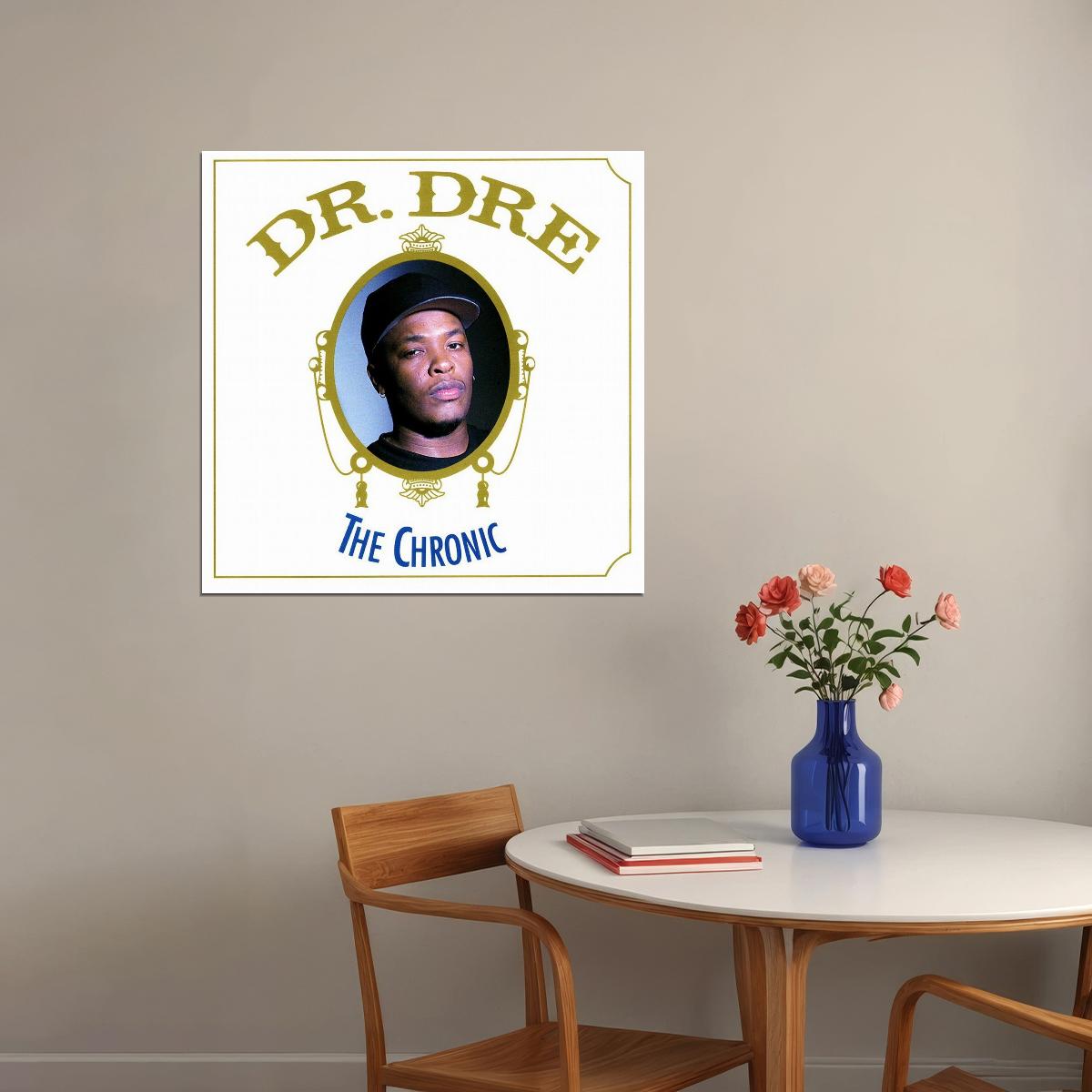 Dr. Dre The Chronic Album Cover Art Hip-hop Music Poster Rap Artist Music Print - xonomax