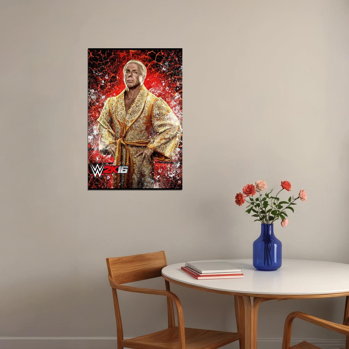 Ric Flair Wwe Poster Famous Wrestler Motivational Sports Print - xonomax