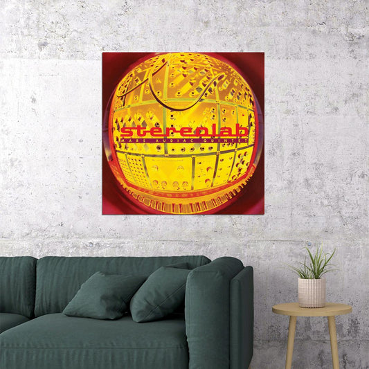 Stereolab Mars Audiac Quintet Album Cover Art Music Poster Band Print - xonomax