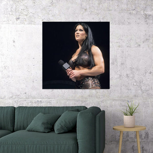 Superstar Chyna Female Wrestling Poster Iconic Wwe Legend Wall Art - xonomax
