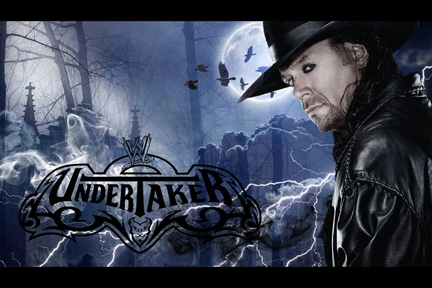 The Undertaker Wwe Wrestling Poster Inspirational Pro Wrestler Art Print - xonomax