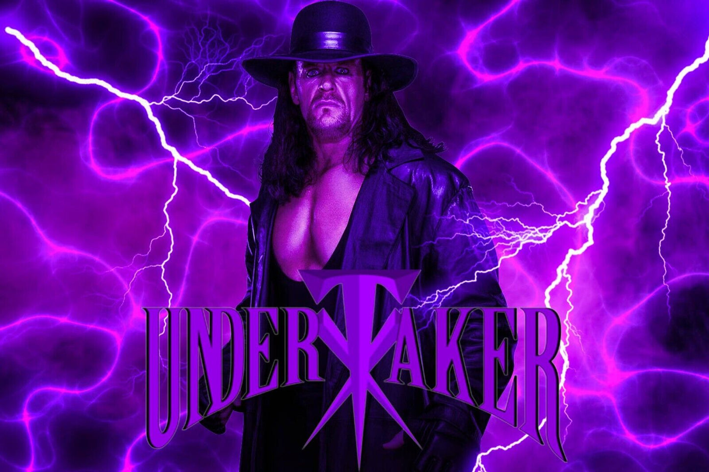 The Undertaker Wwe Wrestling Poster Inspirational Pro Wrestler Art Print - xonomax