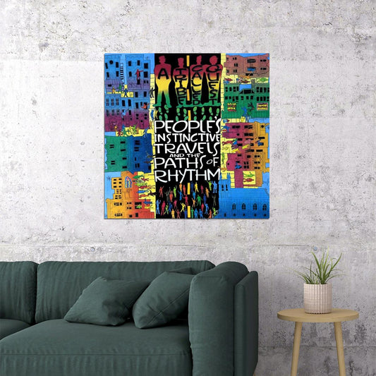 A Tribe Called Quest People's Instinctive Album Cover Art Hip-hop Music Poster Rap Print - xonomax