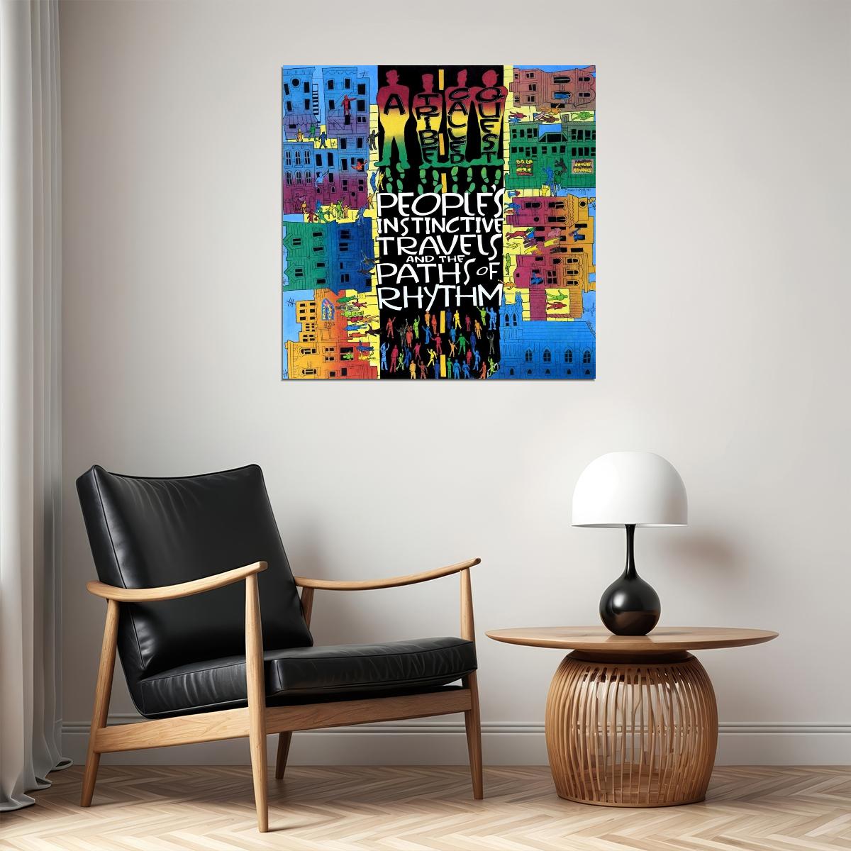A Tribe Called Quest People's Instinctive Album Cover Art Hip-hop Music Poster Rap Print - xonomax