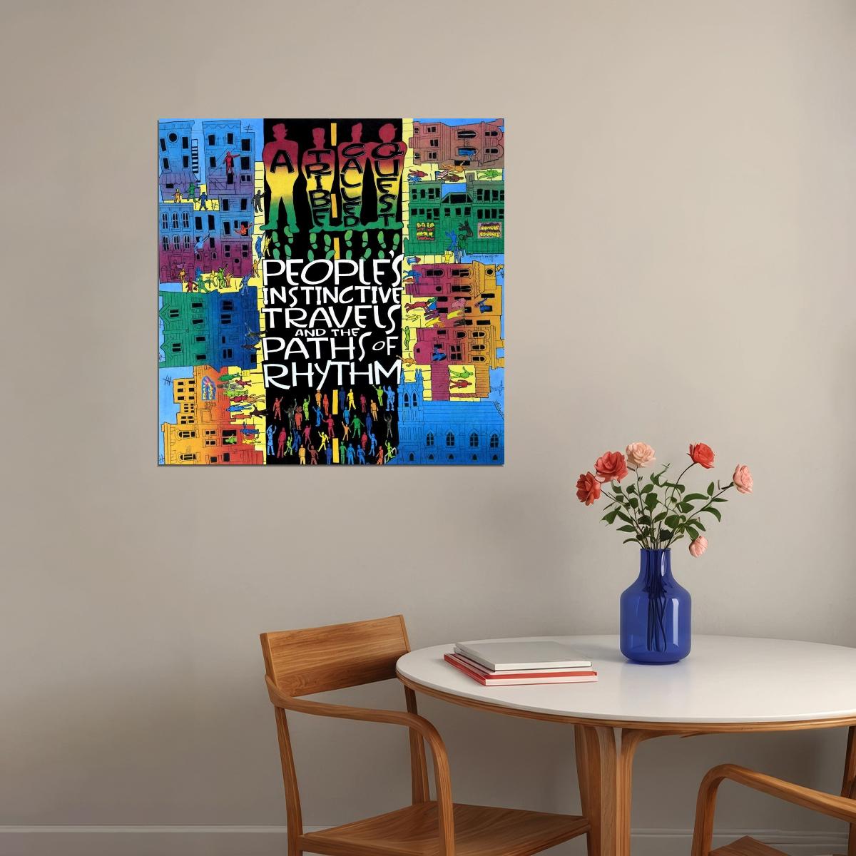 A Tribe Called Quest People's Instinctive Album Cover Art Hip-hop Music Poster Rap Print - xonomax