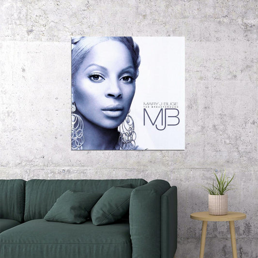 Mary J. Blige The Breakthrough Album Cover Art Music Poster R&b Wall Print - xonomax