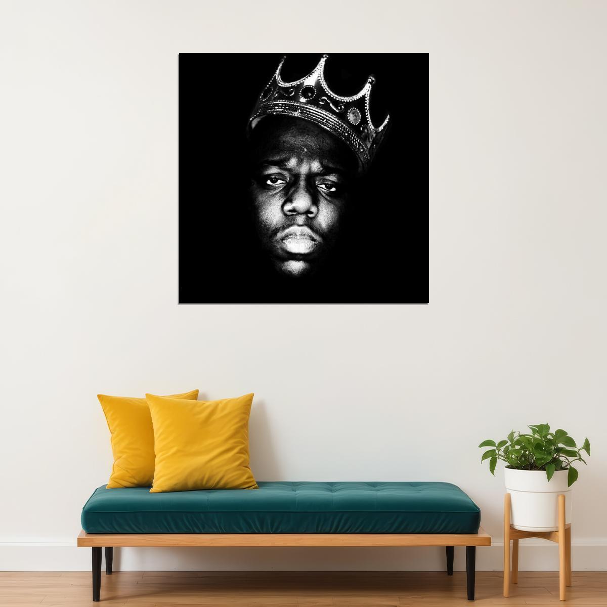 The Notorious B.i.g. Rap Music Poster Iconic Hip Hop Artist Print - xonomax