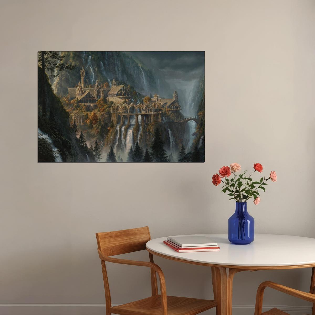 The Lord Of The Rings Movie Poster Iconic Fantasy Epic Art Print - xonomax