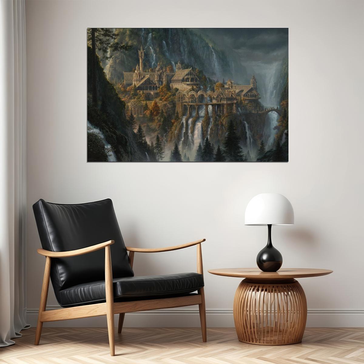 The Lord Of The Rings Movie Poster Iconic Fantasy Epic Art Print - xonomax