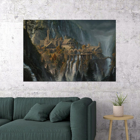 The Lord Of The Rings Movie Poster Iconic Fantasy Epic Art Print - xonomax