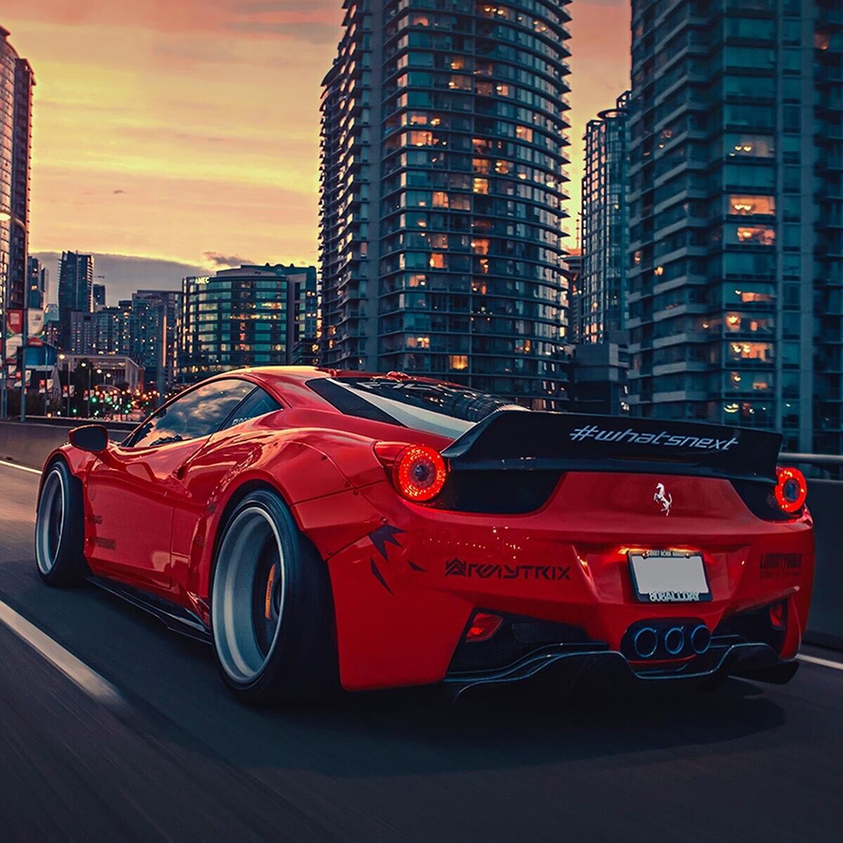 Ferrari Poster Luxury Sports Car Wall Art Italian Automotive Print - xonomax