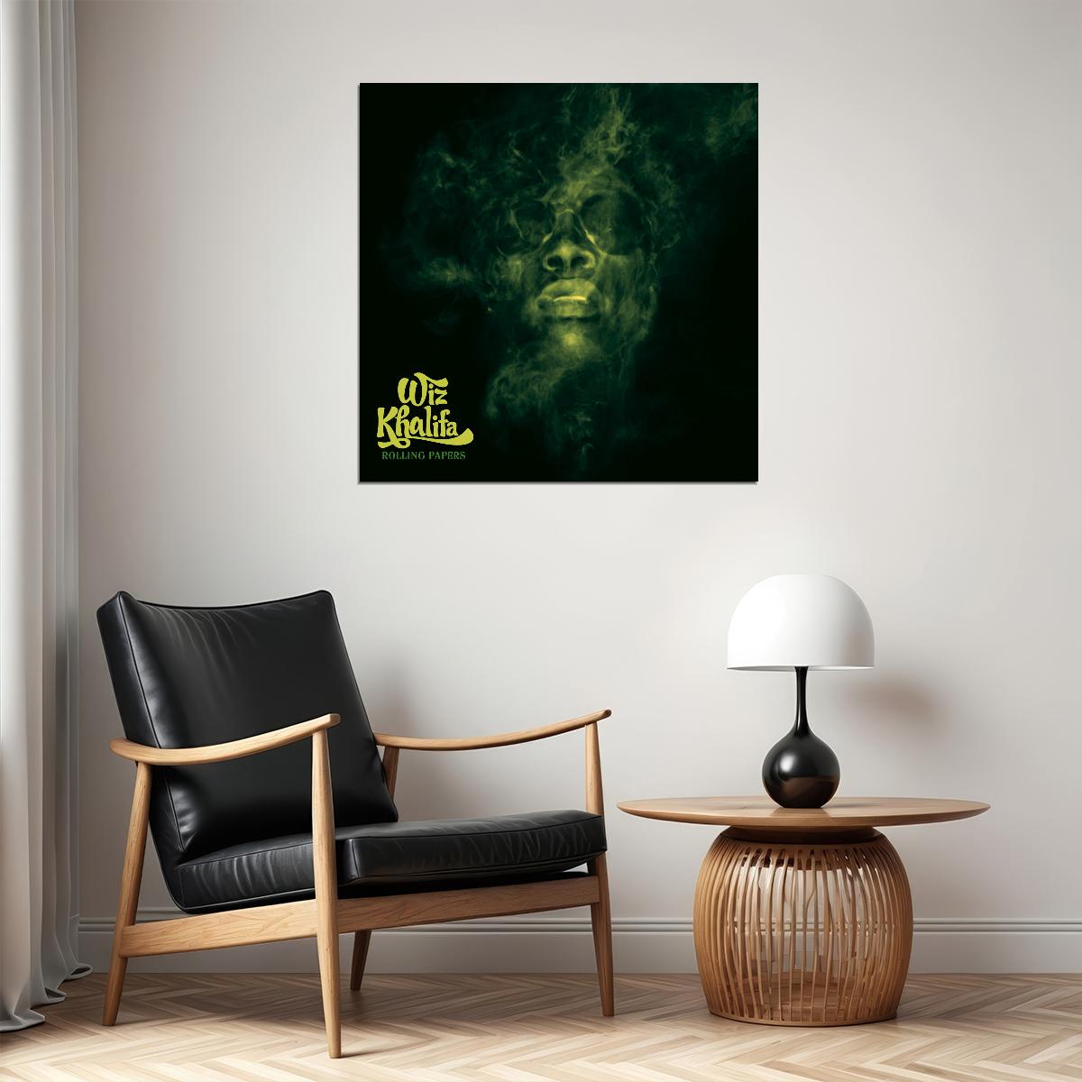 Wiz Khalifa Rolling Papers Album Cover Art Rapper Music Poster - xonomax