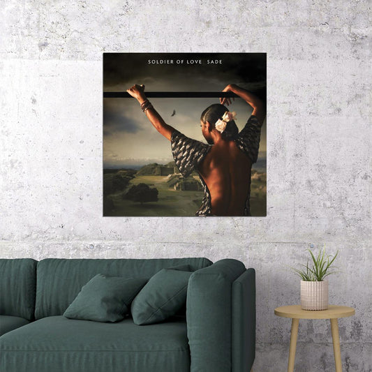 Sade Soldier Of Love Lbum Cover Art Music Poster Iconic Singer Wall Print - xonomax