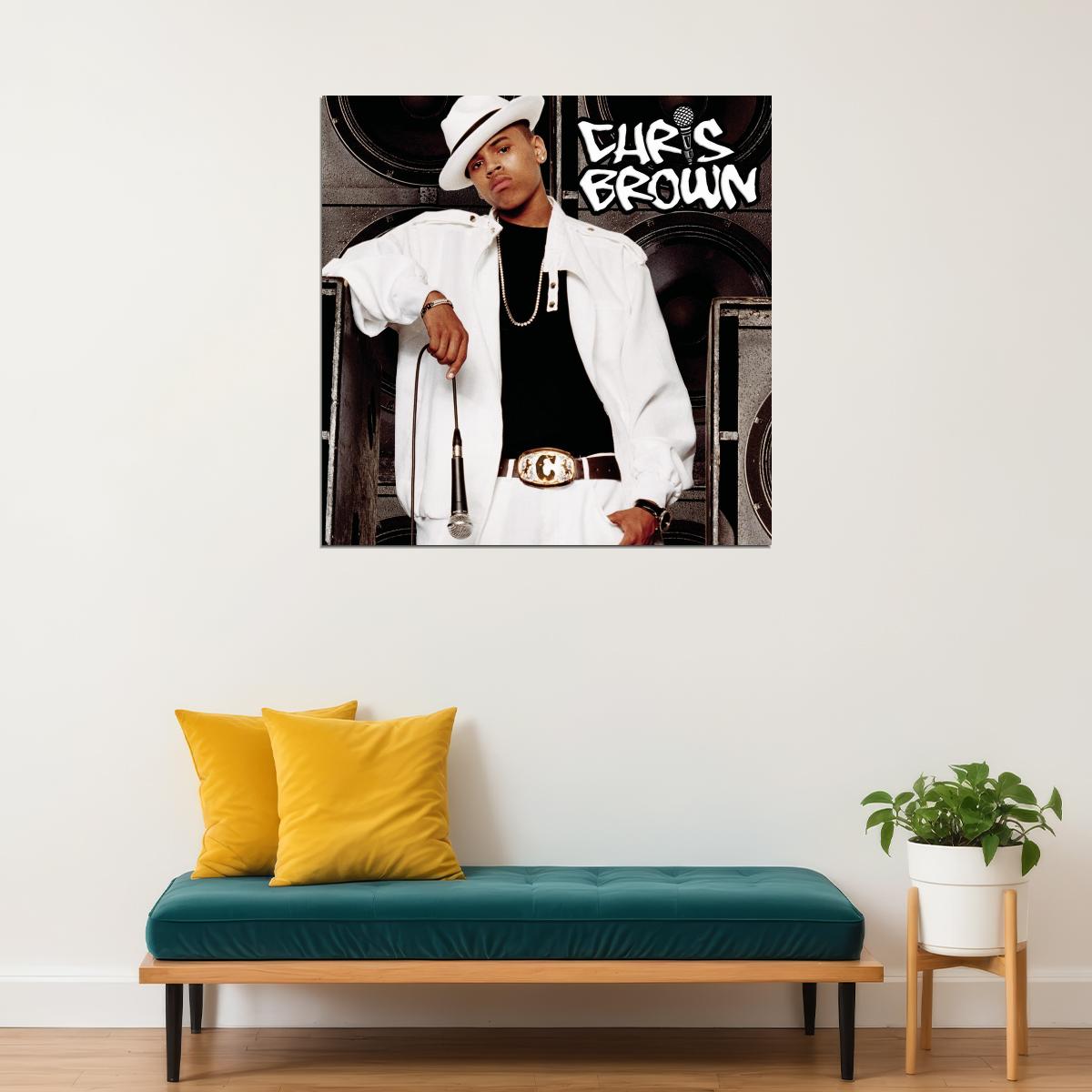 Chris Brown Poster R&b Music Wall Art Singer-songwriter Print - xonomax