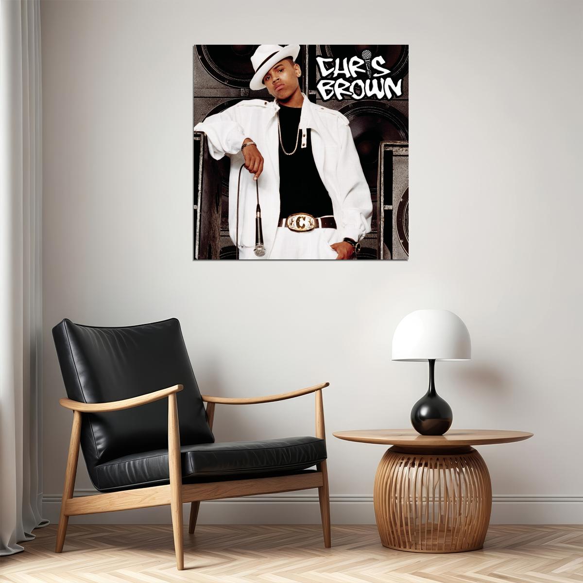 Chris Brown Poster R&b Music Wall Art Singer-songwriter Print - xonomax