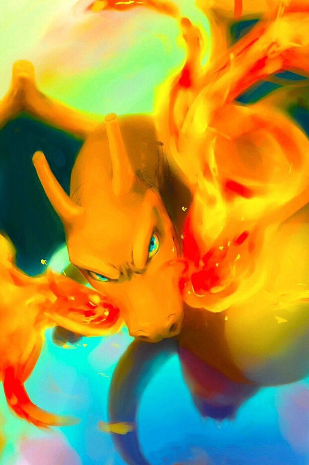 Pokemon Charizard Video Game Poster Nintendo Gamer Wall Print - xonomax