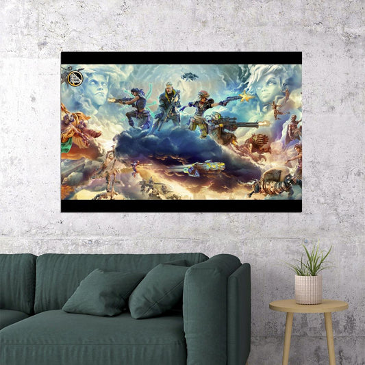 Borderlands Video Game Poster Action Rpg Wall Art Gaming Print - xonomax