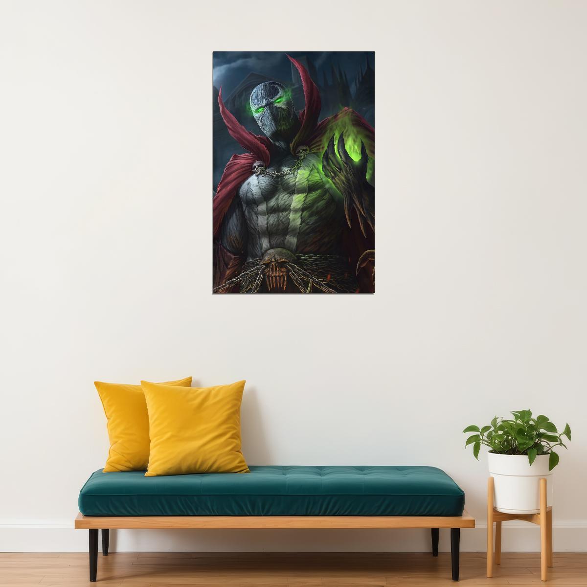 Spawn Comic Book Poster Iconic Antihero Print - xonomax