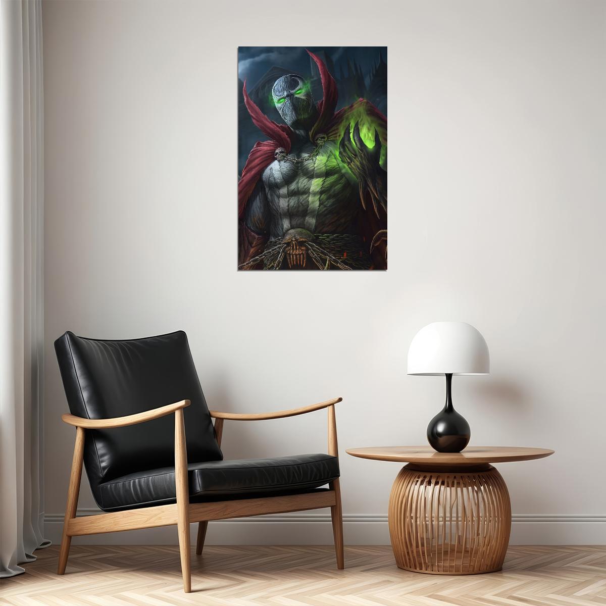 Spawn Comic Book Poster Iconic Antihero Print - xonomax