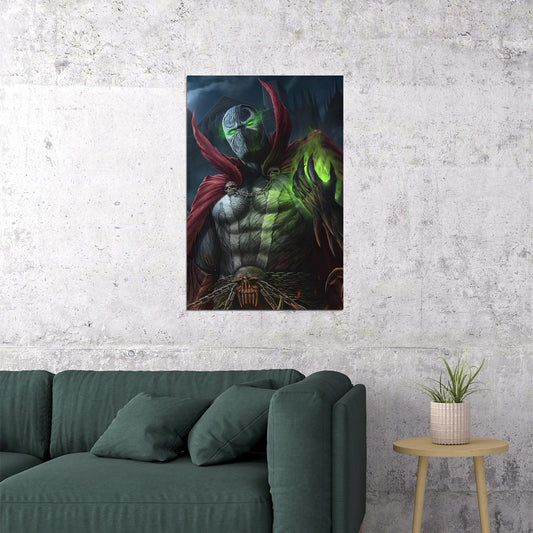 Spawn Comic Book Poster Iconic Antihero Print - xonomax