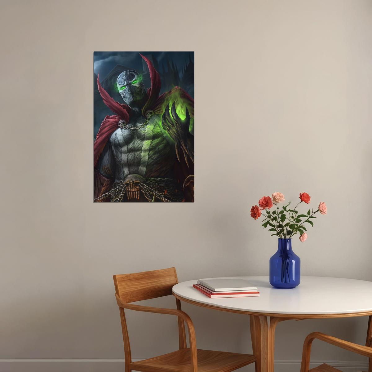 Spawn Comic Book Poster Iconic Antihero Print - xonomax