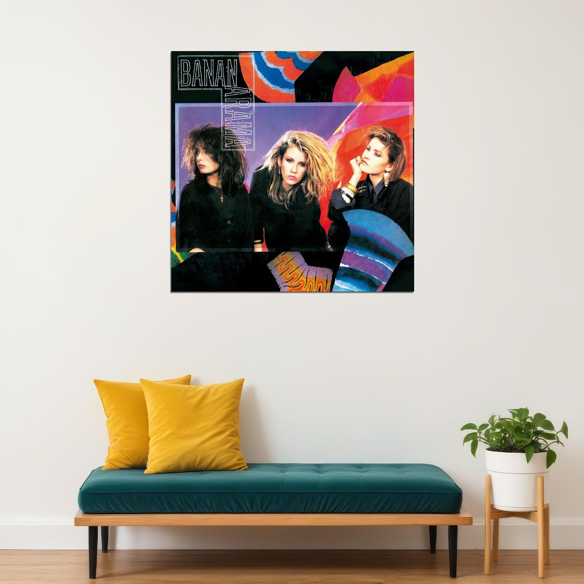 Bananarama Poster Pop Music Wall Art 80s Girl Group Print - xonomax
