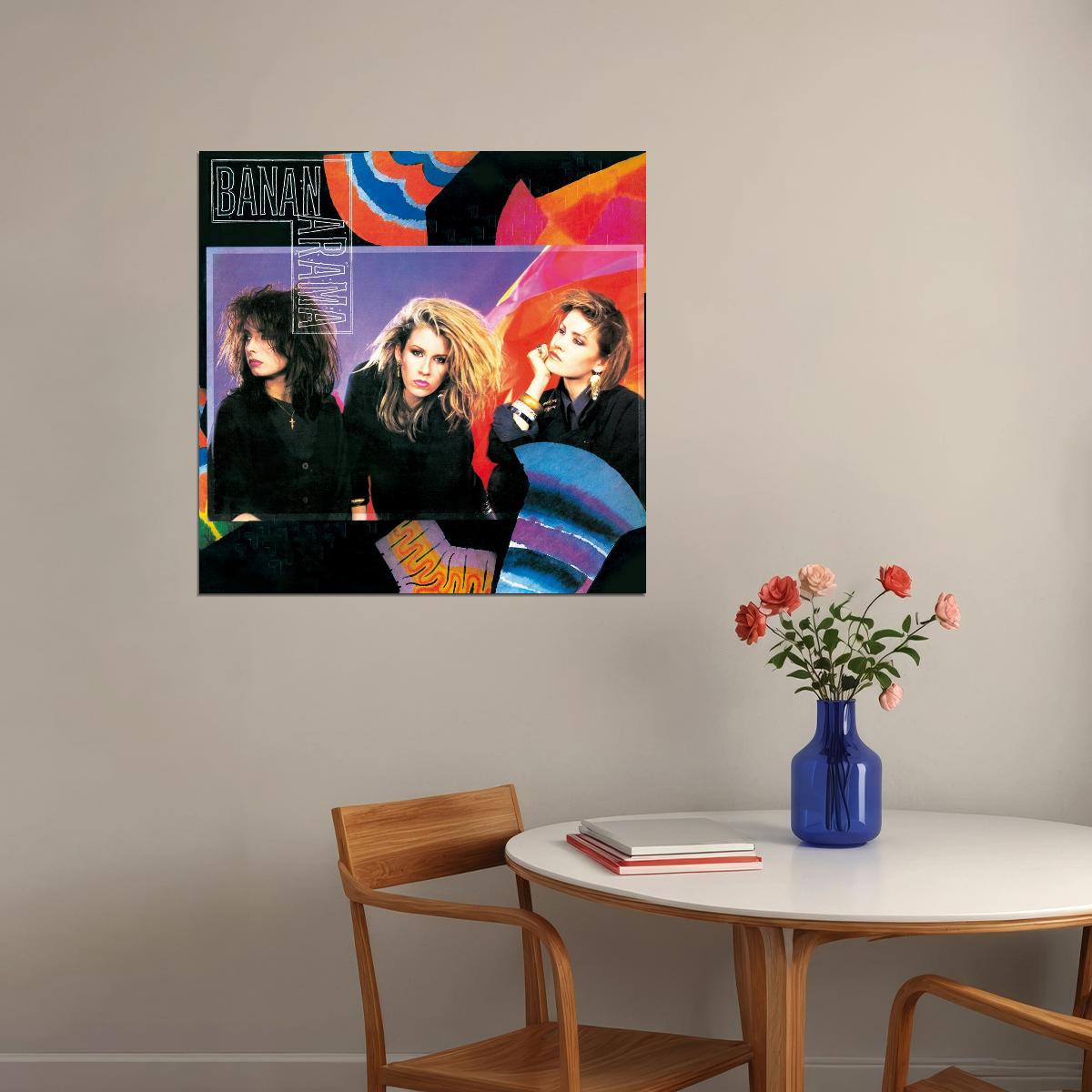 Bananarama Poster Pop Music Wall Art 80s Girl Group Print - xonomax