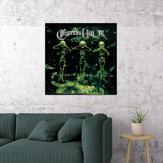 Cypress Hill Album Cover Art Hip-hop Music Poster Rap Group Music Print - xonomax