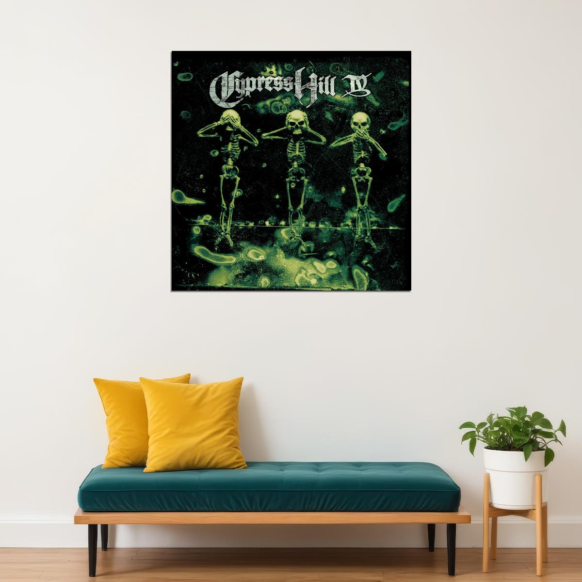 Cypress Hill Album Cover Art Hip-hop Music Poster Rap Group Music Print - xonomax