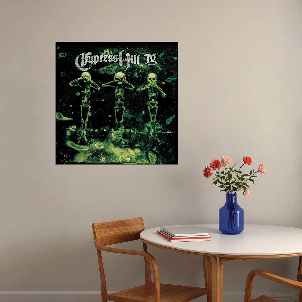 Cypress Hill Album Cover Art Hip-hop Music Poster Rap Group Music Print - xonomax