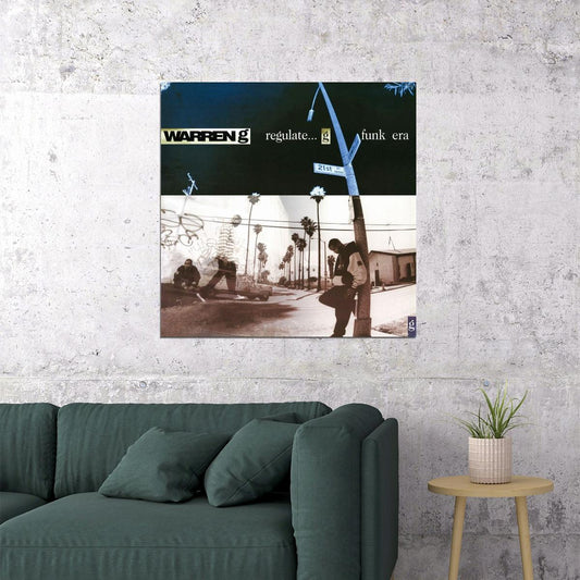 Warren G The Return Of The Regulator Album Cover Art Rapper Music Poster - xonomax