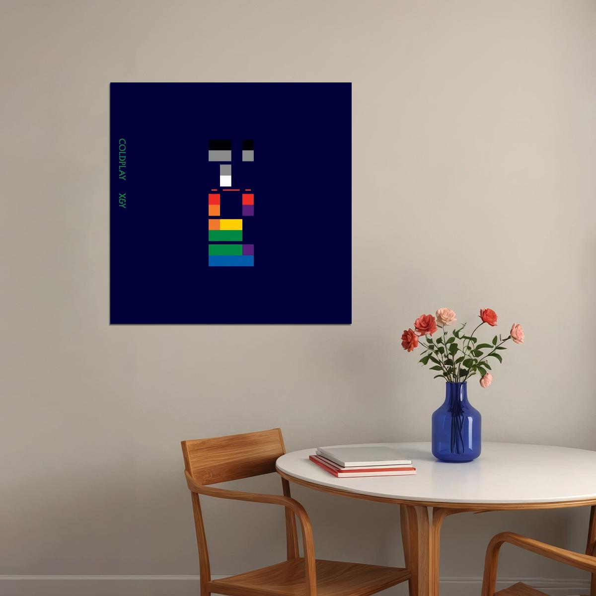 Coldplay Album Cover Art Alternative Rock Music Poster Band Music Print - xonomax