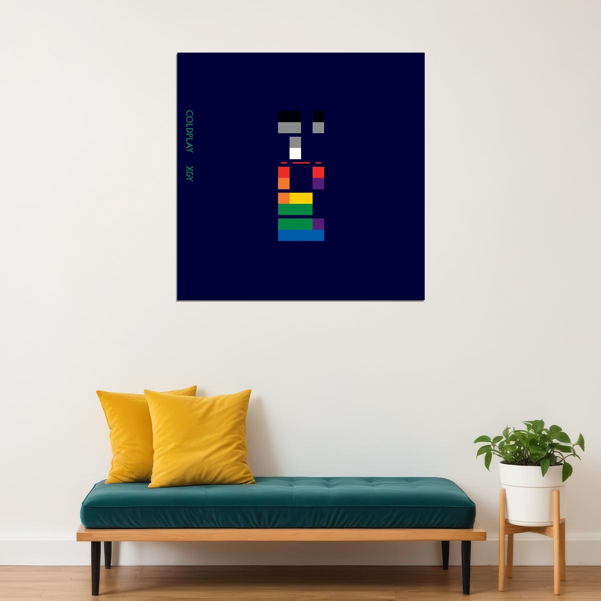 Coldplay Album Cover Art Alternative Rock Music Poster Band Music Print - xonomax
