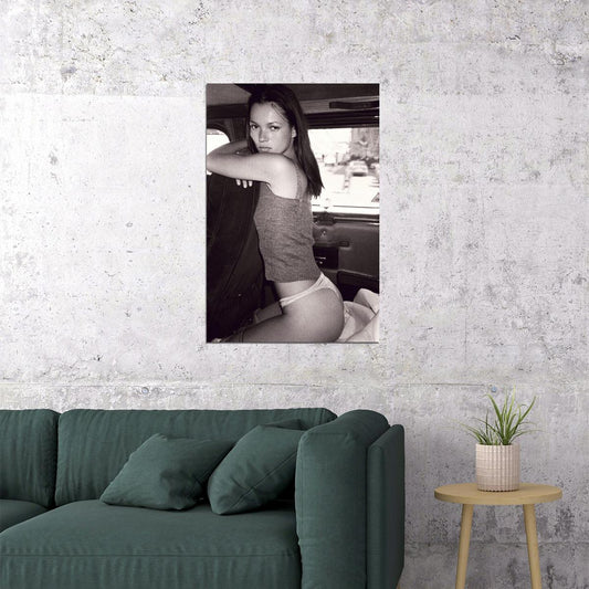 Super Model 90s Kate Moss Sexy Poster Beautiful Fashion Icon Wall Print - xonomax