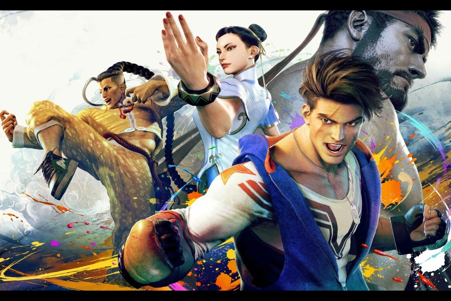 Street Fighter 6 Luke Fighting Video Game Poster Gamer Wall Art - xonomax