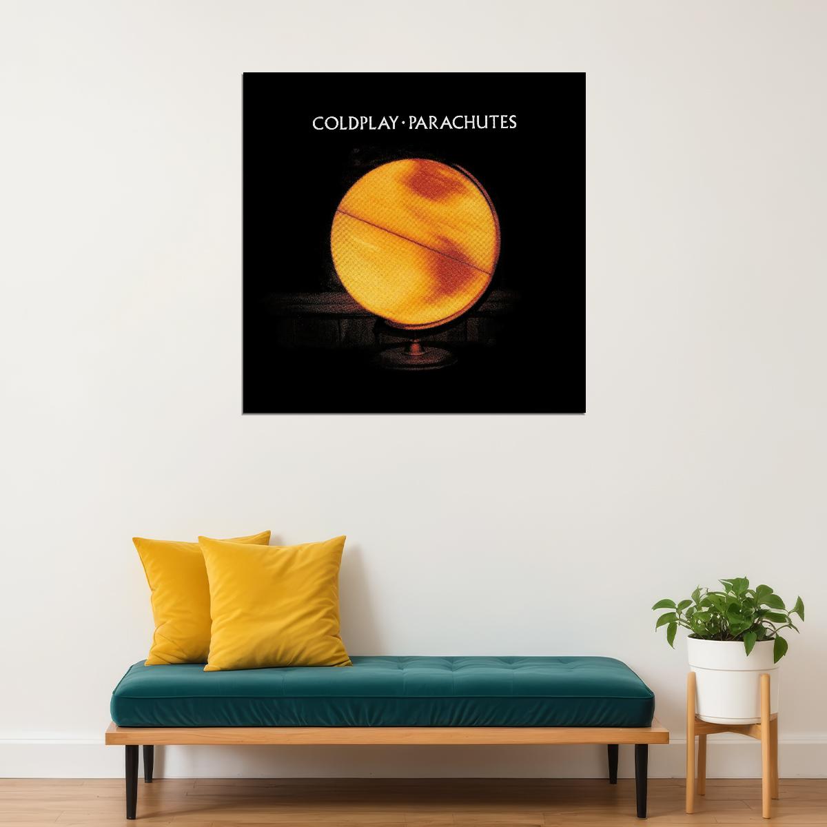 Coldplay Parachutes Album Cover Art Alternative Rock Music Poster Band Music Print - xonomax