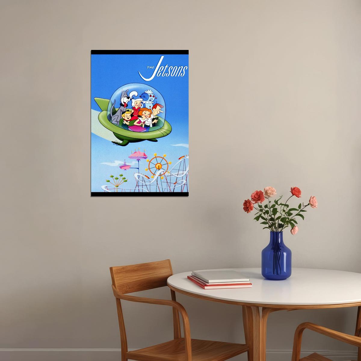 The Jetsons Tv Show Kids Print Iconic Animated Sci-fi Art Print