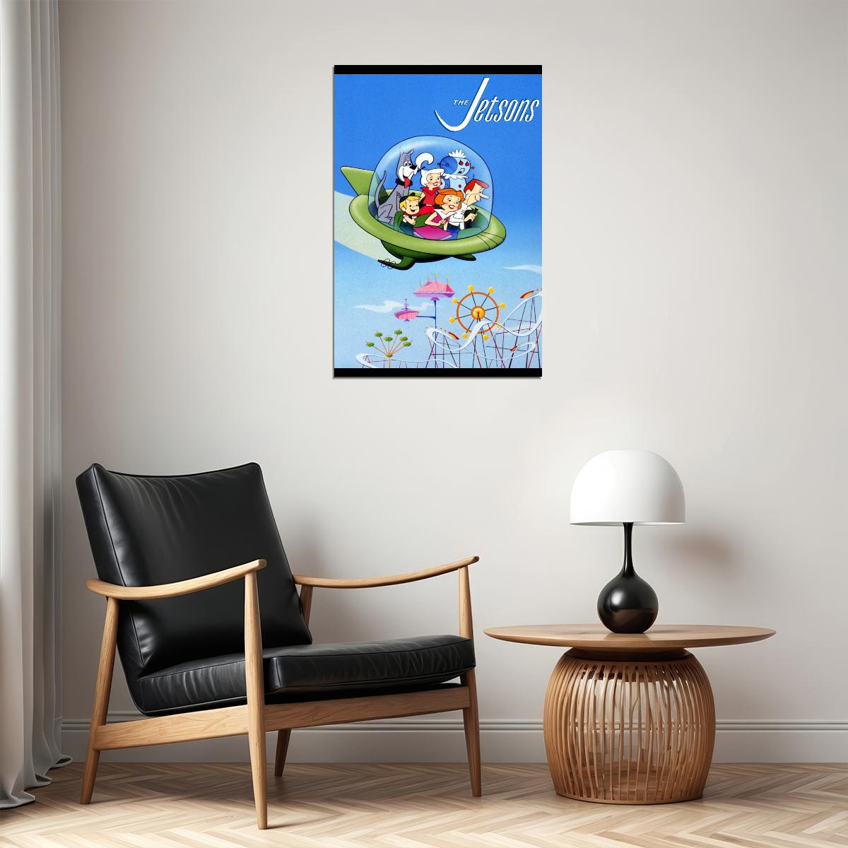The Jetsons Tv Show Kids Print Iconic Animated Sci-fi Art Print