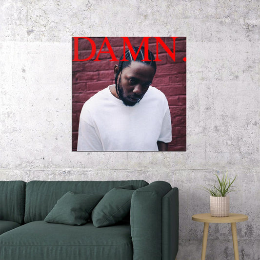 Kendrick Lamar Music Poster Rap Artist Wall Print - xonomax