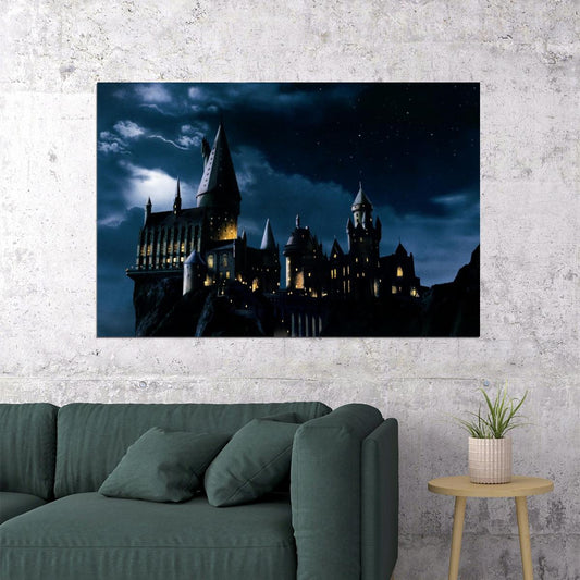 Harry Potter Movie Poster Magic Fantasy Film Wall Art Sorcerer Adventure Print - xonomax