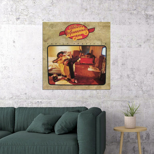 Hank Williams Jr Album Cover Art Country Music Poster Legendary Singer Music Print - xonomax