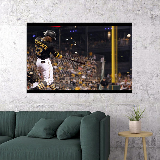 Andrew Mccutchen Baseball Poster Mlb Player Wall Art Pittsburgh Pirates Sports Print - xonomax