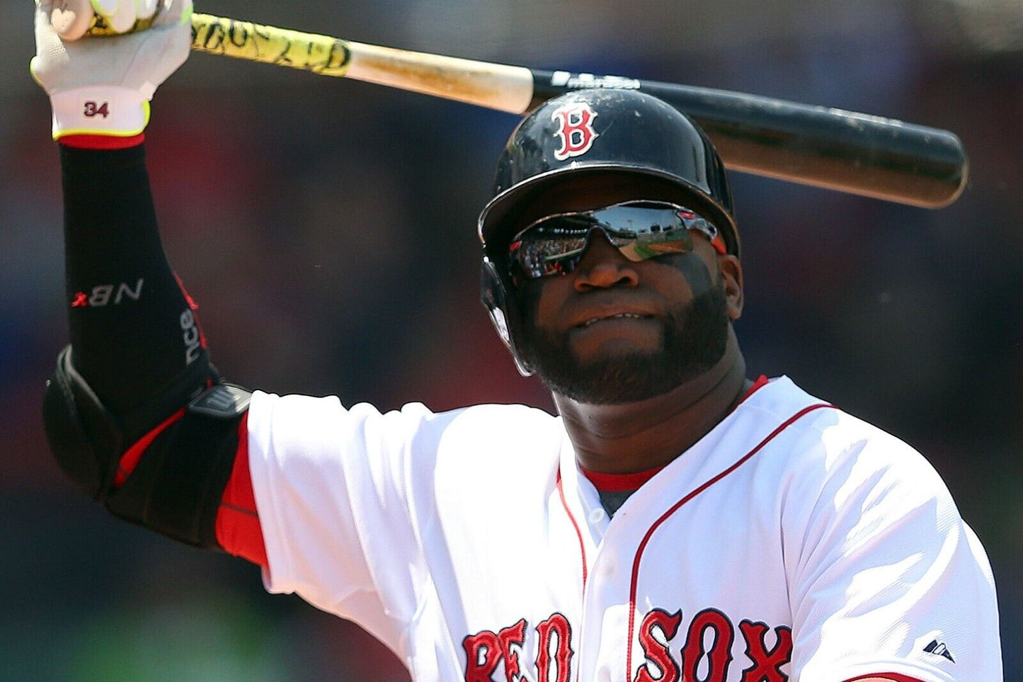 David Ortiz Big Papi Baseball Poster Mlb Legend Wall Art Boston Red Sox Sports Print - xonomax