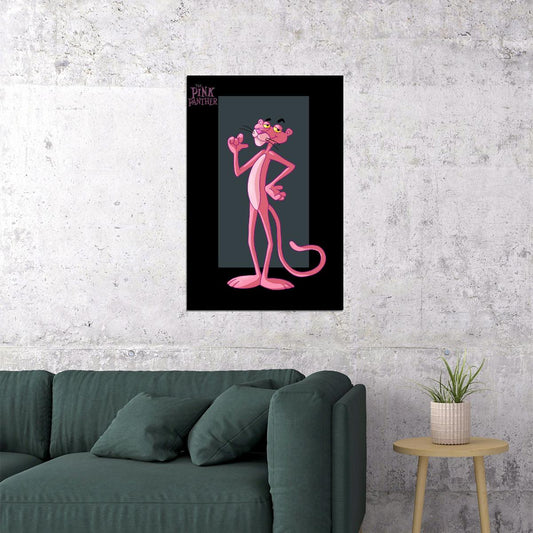 The Pink Panther Tv Show Poster Iconic Animated Comedy Kids Print - xonomax