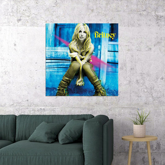 Britney Spears Album Cover Art Pop 90s 00s Music Poster Celebrity Music Print - xonomax