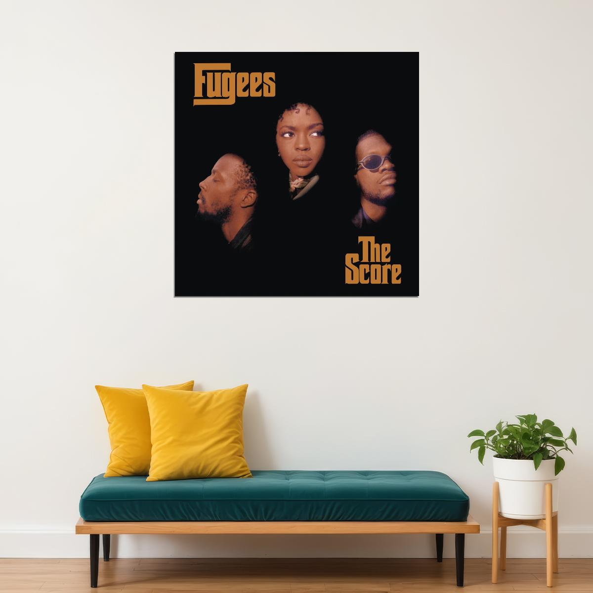 The Fugees The Score Album Cover Art Music Poster Iconic Hip Hop Group Print - xonomax